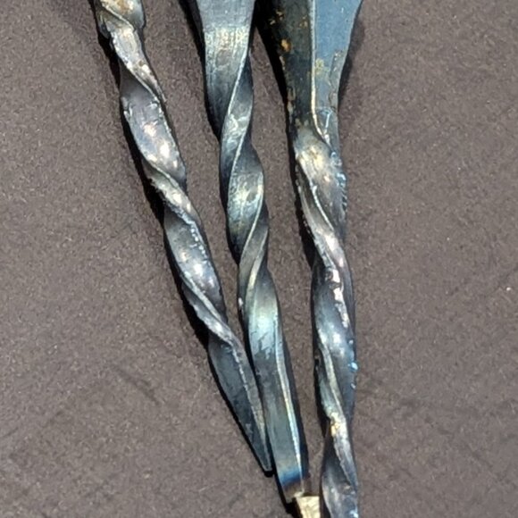 Horseshoe Nail Hat Pin:  Black - Picture 4 of 5